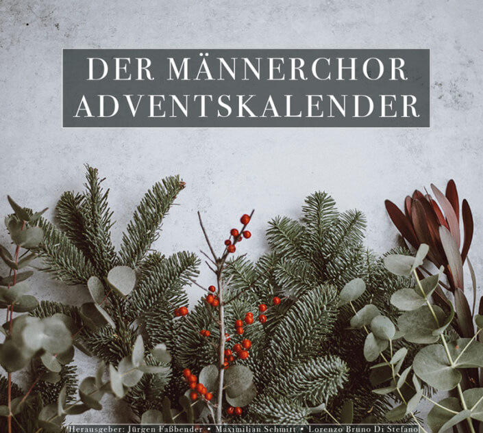 Der Männerchor Adventskalender – CD-Cover